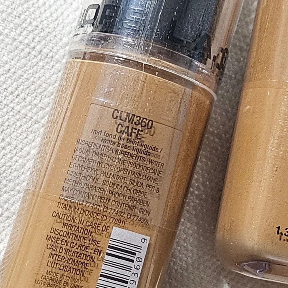 LA COLORS Truly Matte Long Wearing High Pigment Foundation Cafe CLM360‎ 4 Pack
